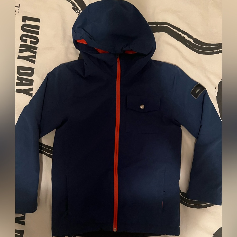 Quiksilver Navy and Orange Kids Jacket